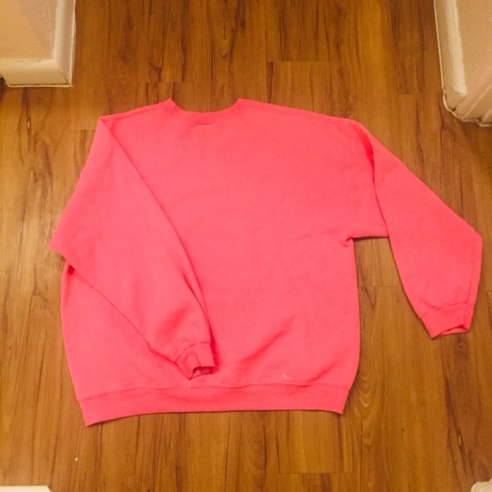 Lisa Frank cheetah hot pink sweater sweatshirt XL - Picture 6 of 9